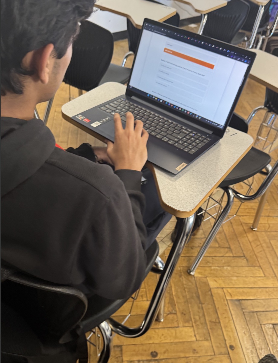 Students learning financial literacy